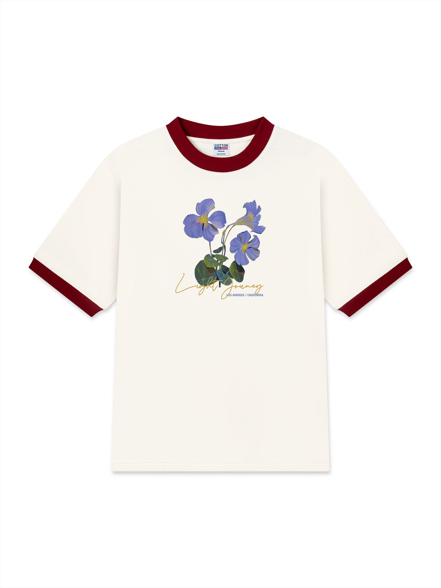 Áo Thun Ringer Relaxed Fit Light Journey