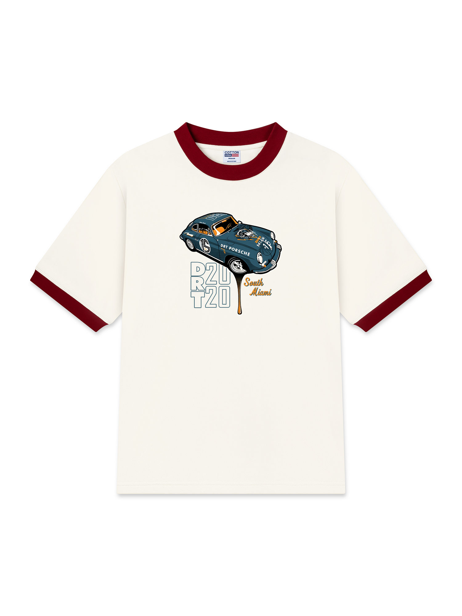 Áo Thun Ringer Relaxed Fit PORSCHE DRT