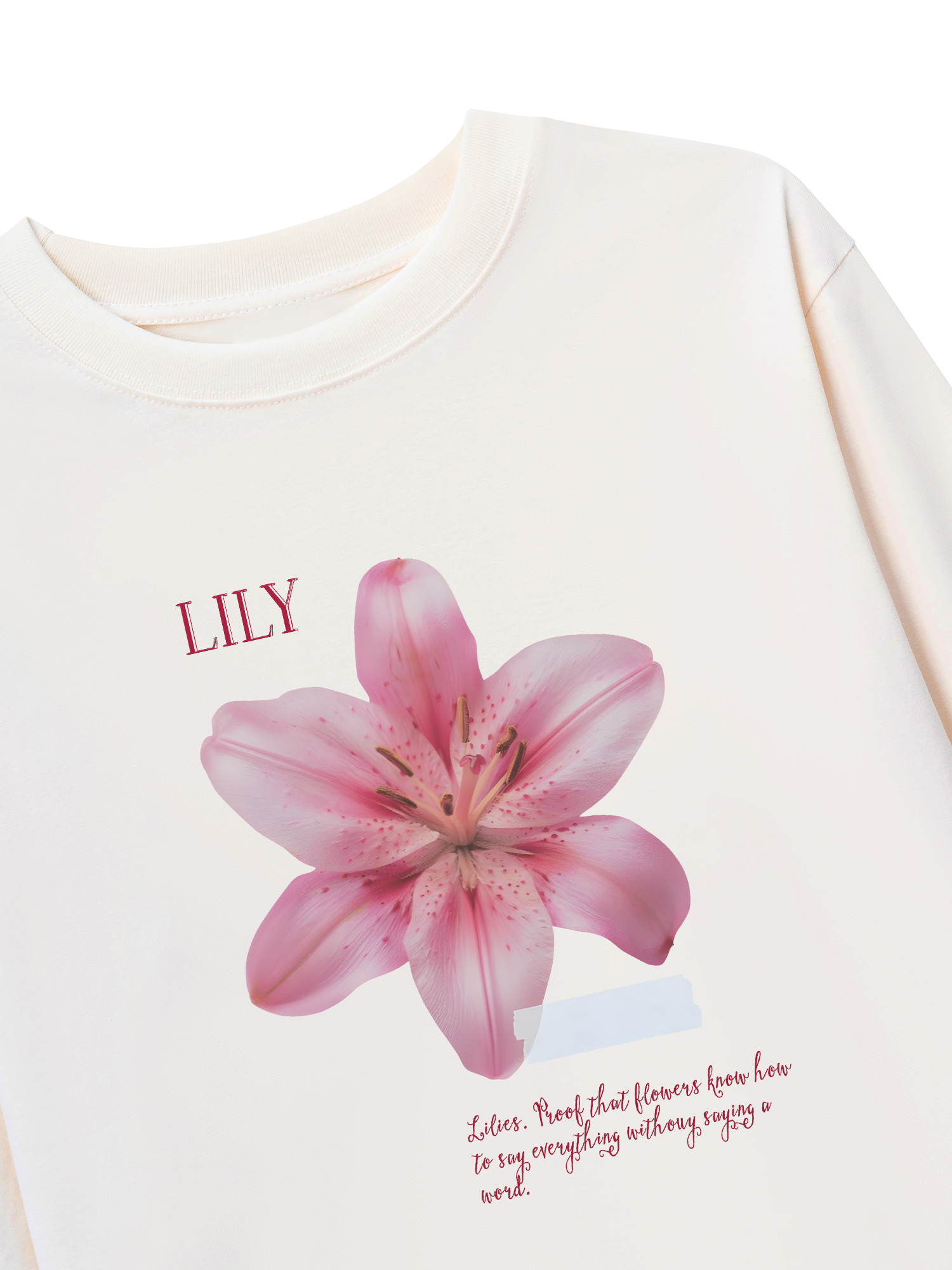 Áo Thun Dài Tay Floral Lily_s language