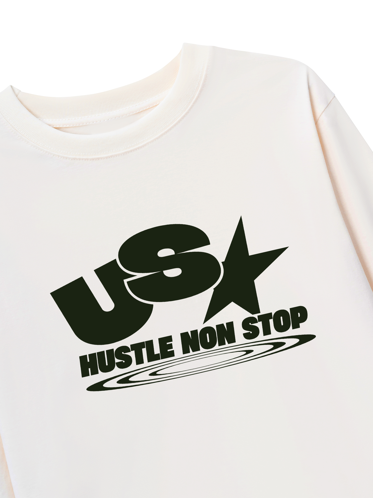 Áo Thun Dài Tay USA Hustle Non Stop