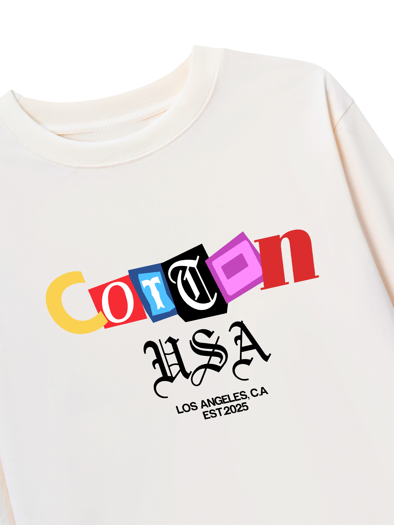 Áo Thun Dài Tay USA Paper Cut