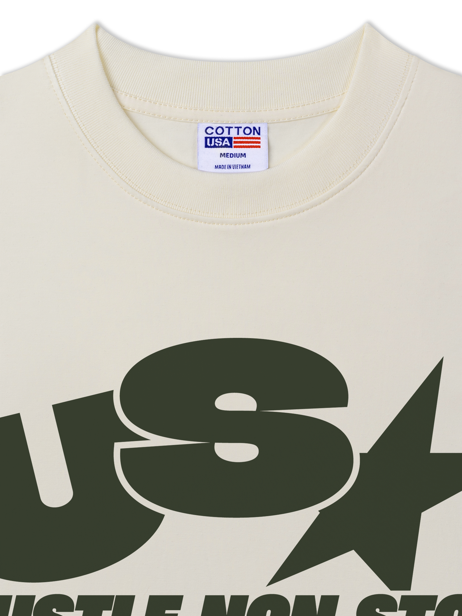 Áo Thun Relaxed Fit USA Hustle Non Stop