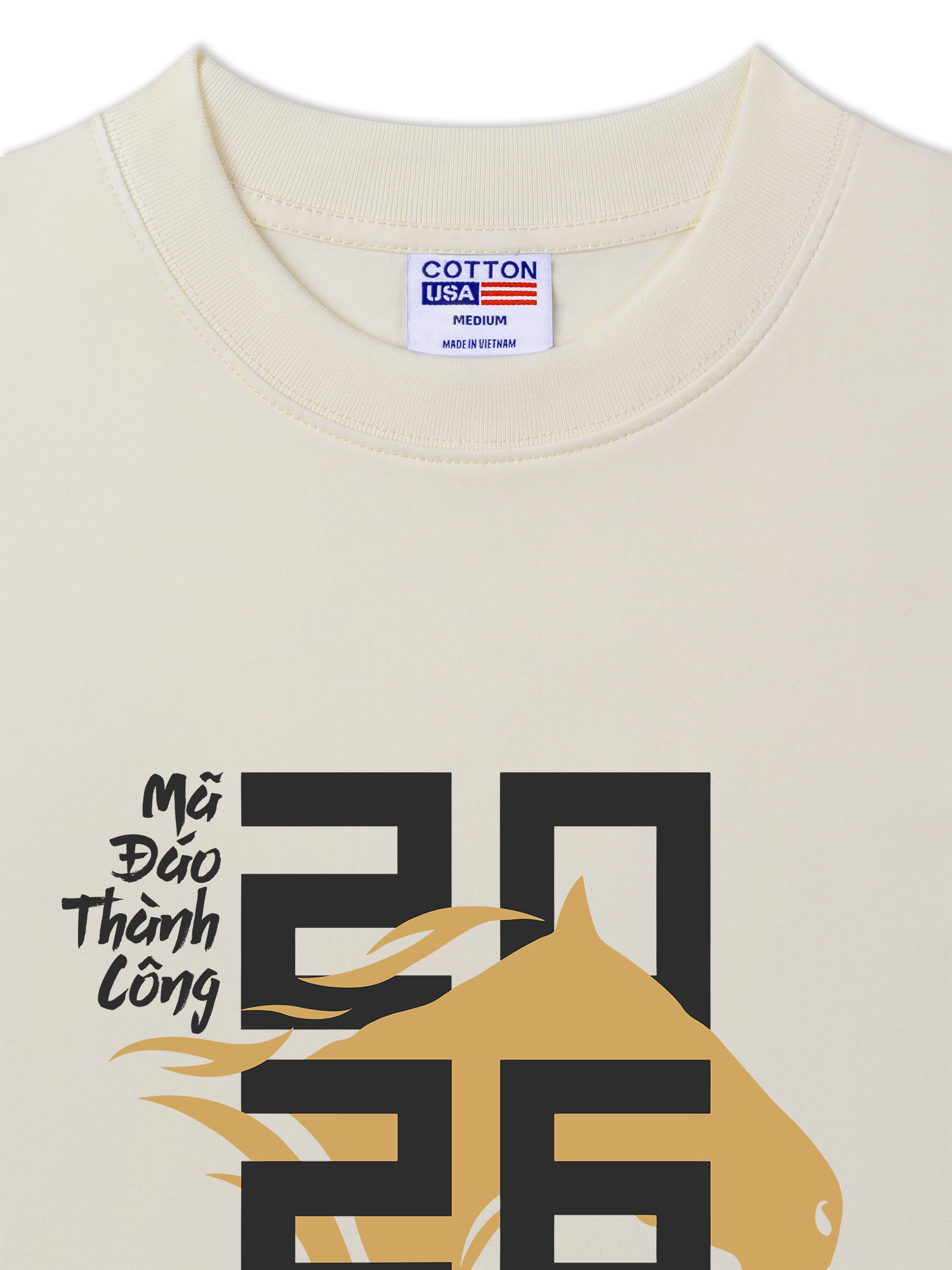 Áo Thun Relaxed Fit Phi Nước Đại