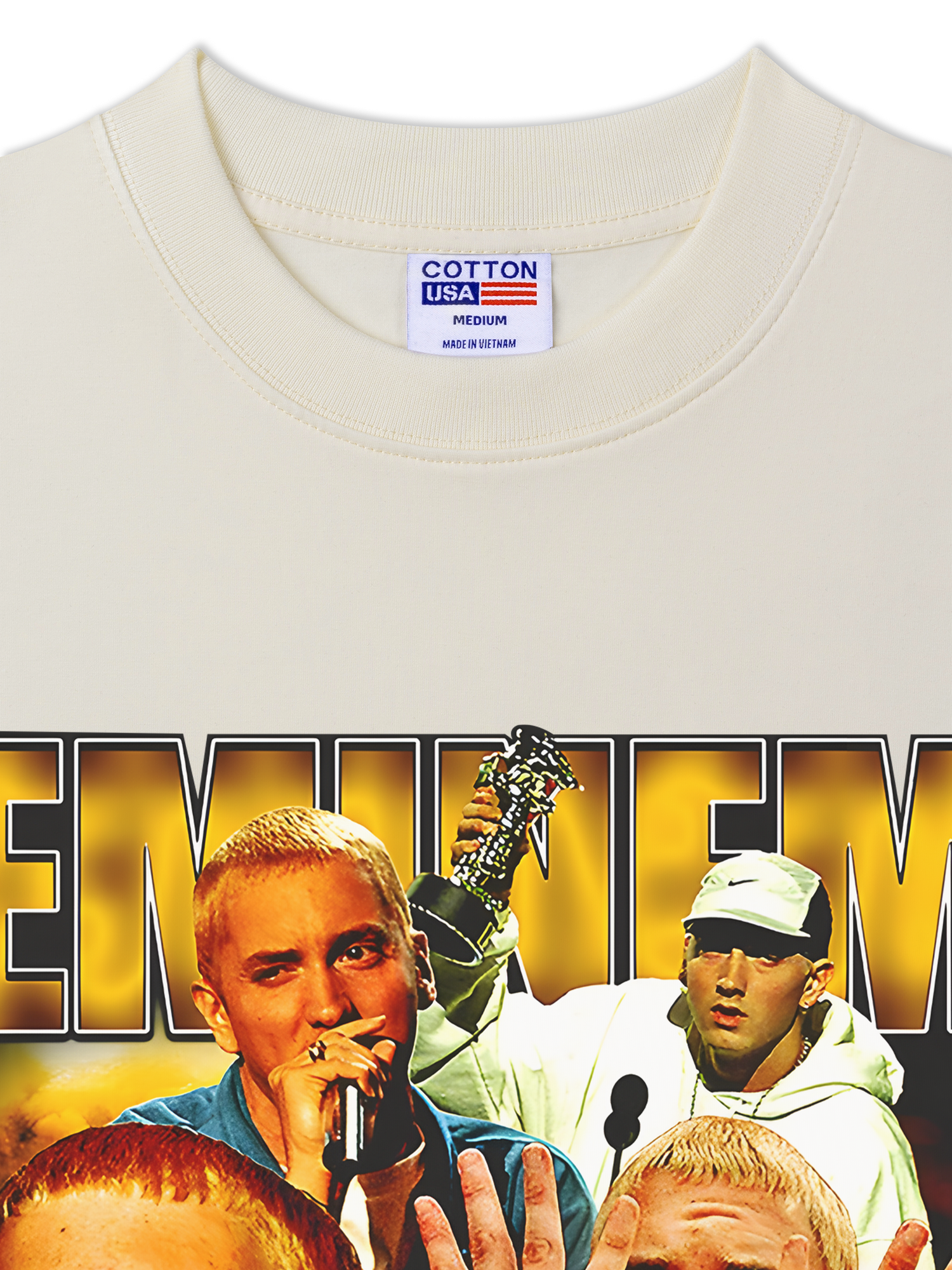 Áo Thun Relaxed Fit Rapper Eminem Vintage Style Essential