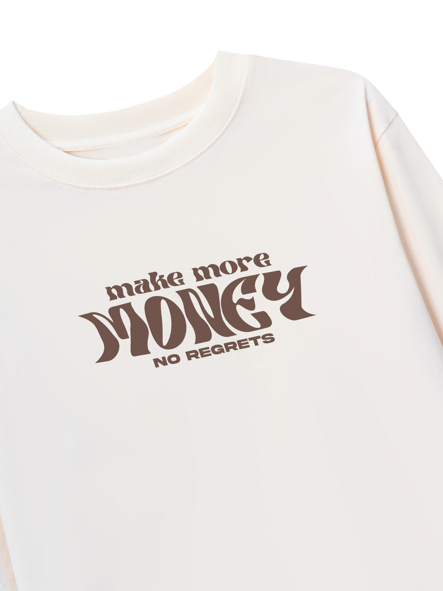 Áo Thun Dài Tay Money Make More No Regrets