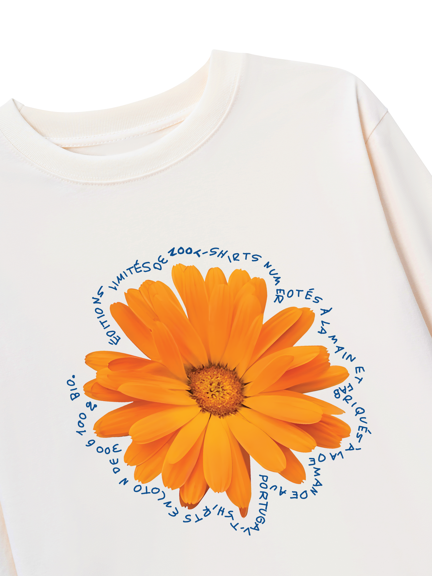 Áo Thun Dài Tay Floral Orange Flower