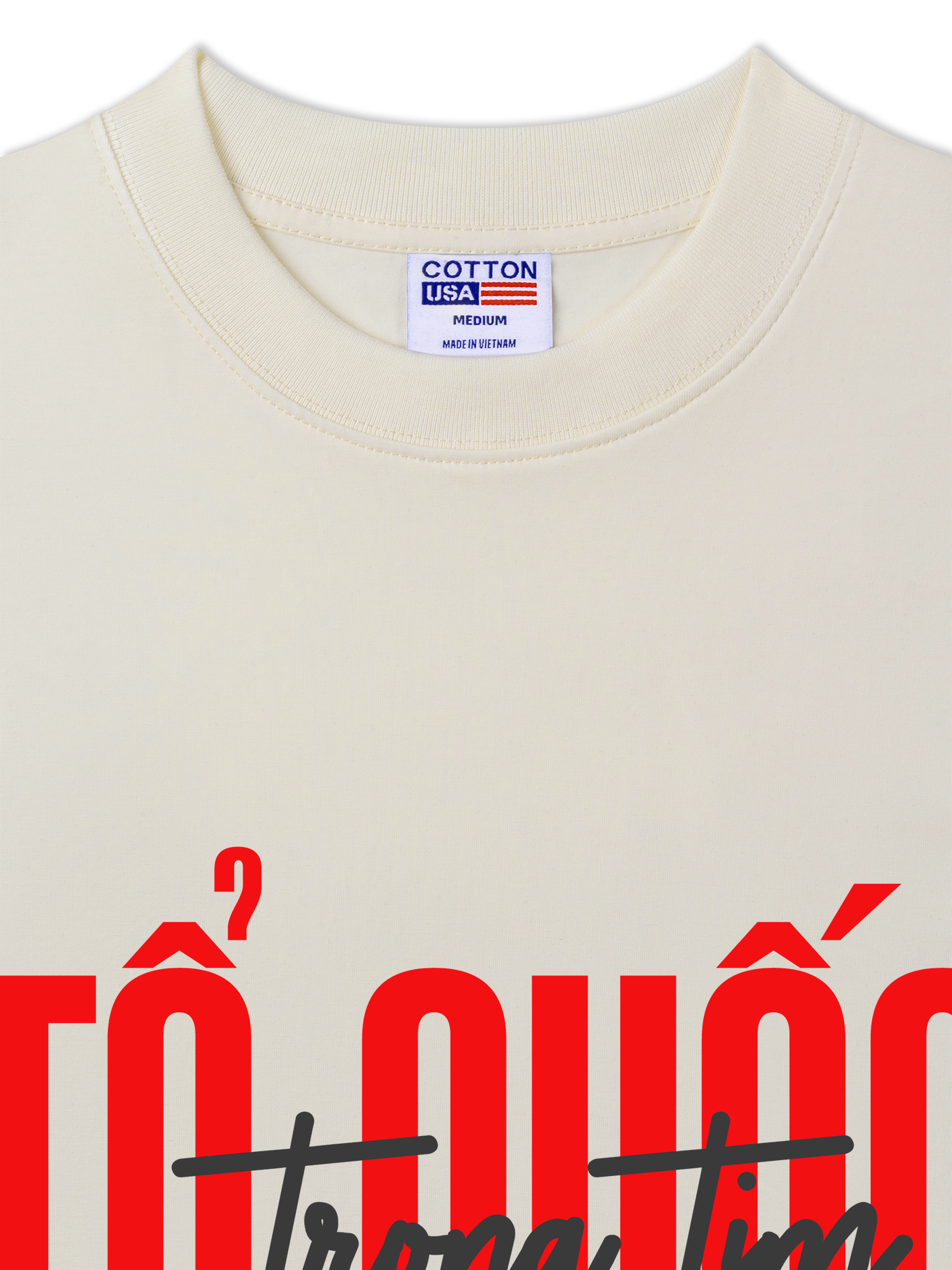 Áo Thun Relaxed Fit Tổ Quốc Trong Tim