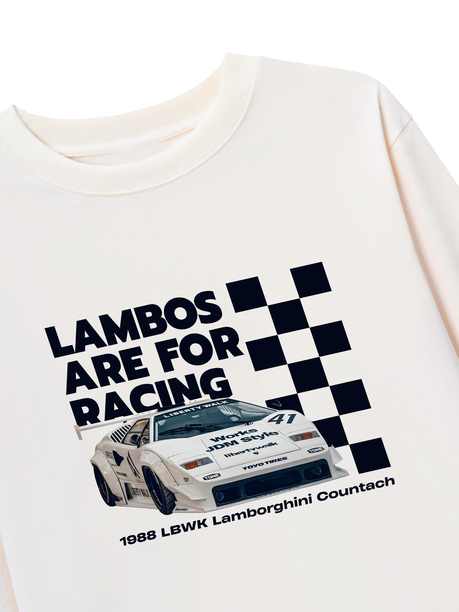 Áo Thun Dài Tay Lamborghini Are For Racing