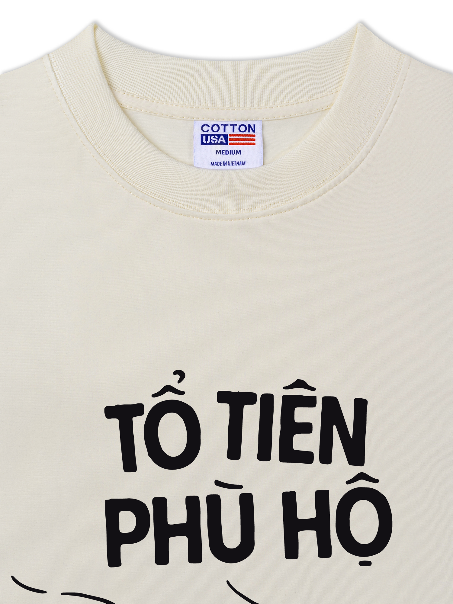 Áo Thun Relaxed Fit Tổ Tiên Phù Hộ