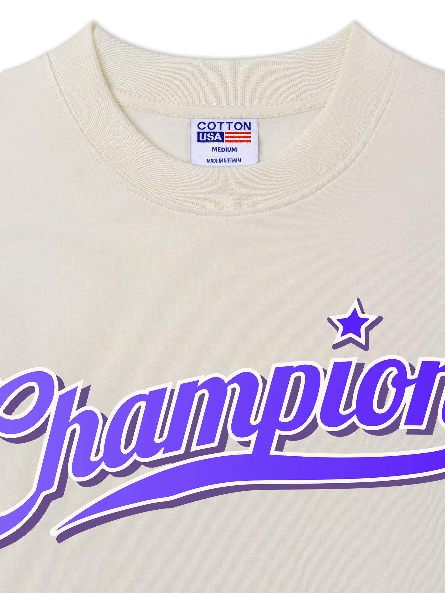 Áo Thun Relaxed Fit Champions Retro Star