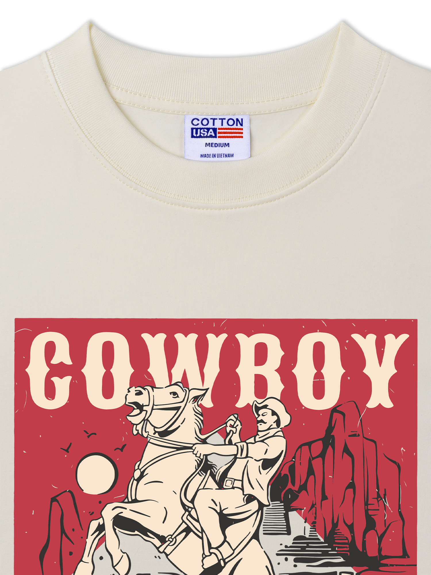 Áo Thun Relaxed Fit Marlboro Cowboy Take Me Away