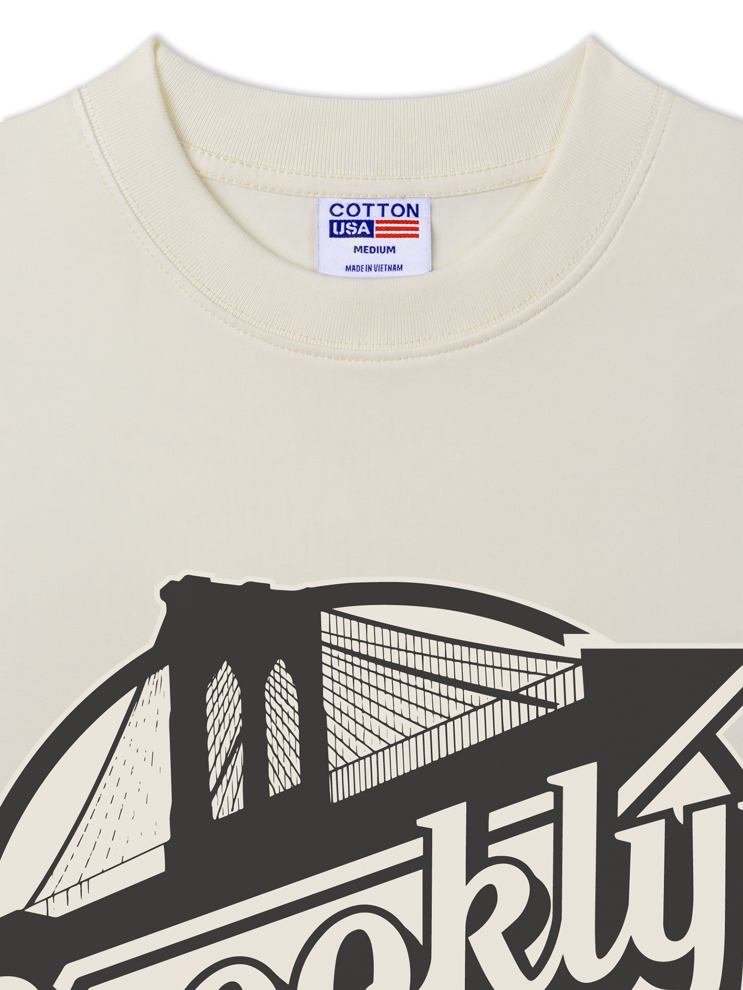 Áo Thun Relaxed Fit USA Brooklyn East Of The East