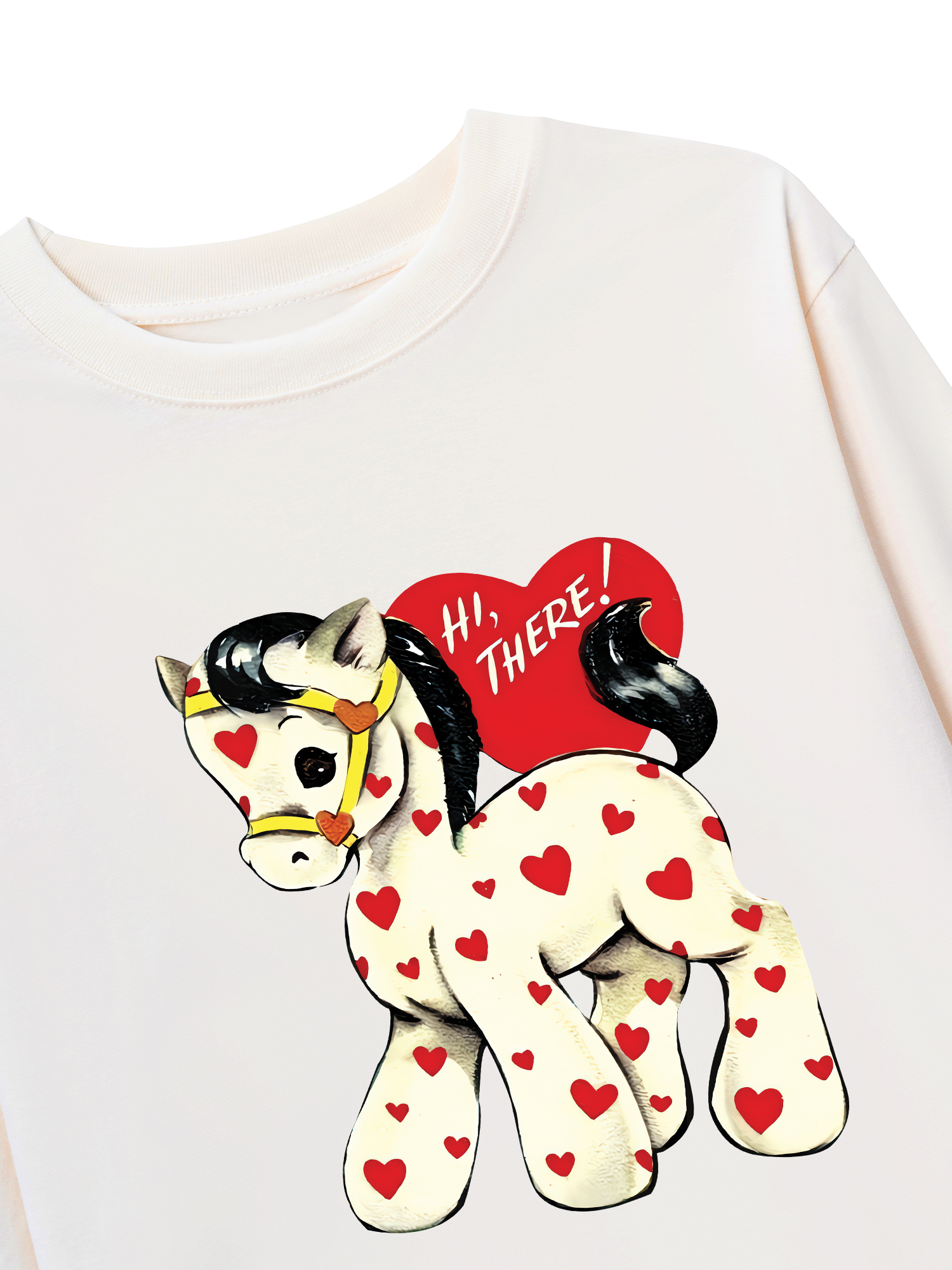 Áo Thun Dài Tay Heart Horse