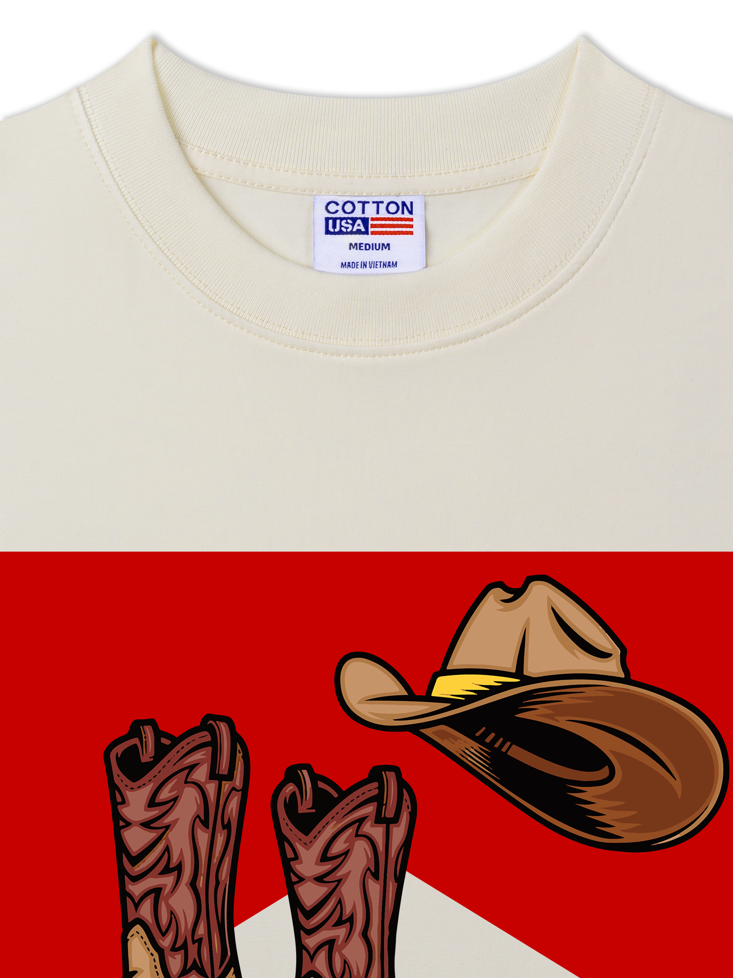 Áo Thun Relaxed Fit Marlboro Cowboy Hat n Boots