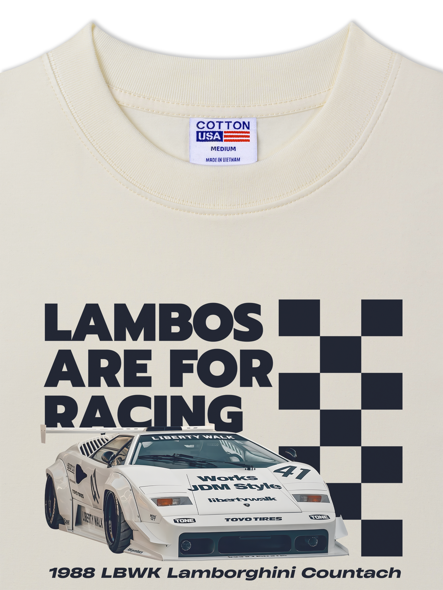 Áo Thun Relaxed Fit Lamborghini Are For Racing