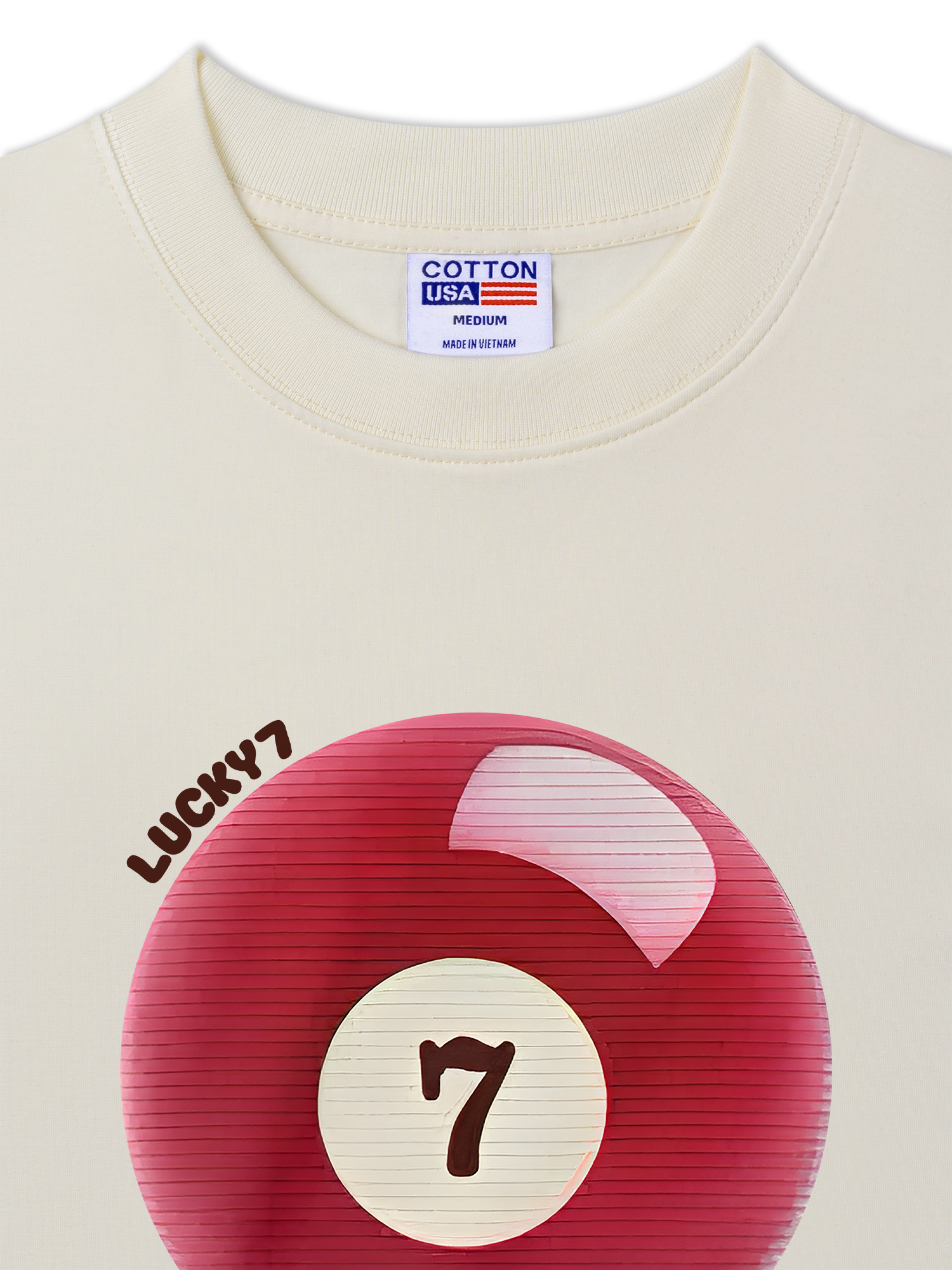 Áo Thun Relaxed Fit Billiards Lucky Seven