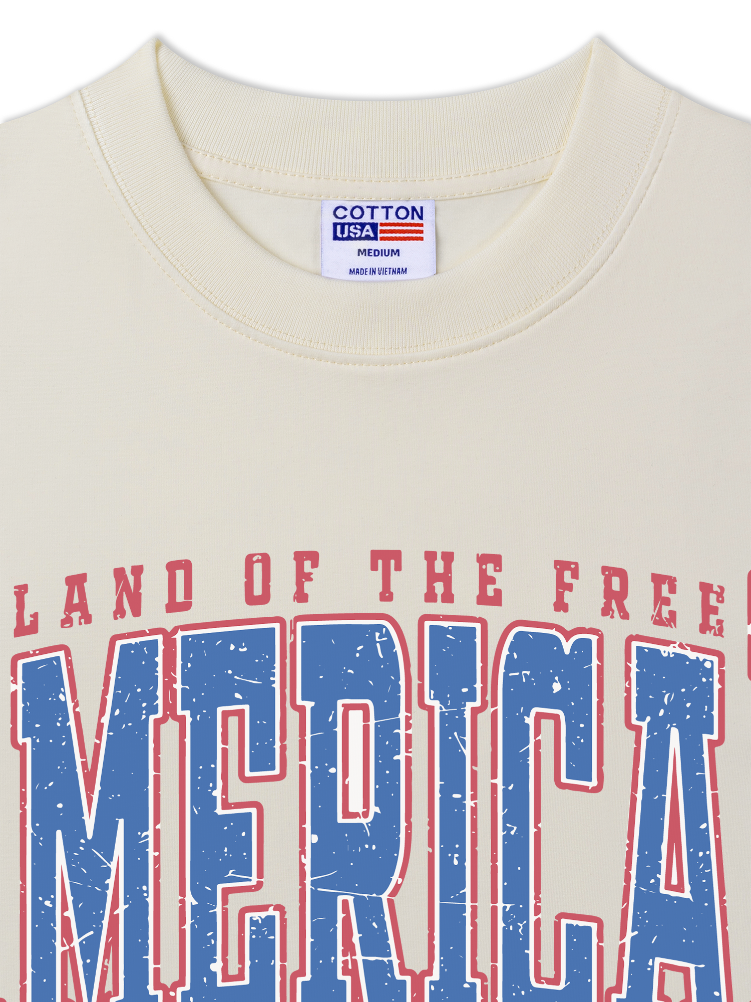 Áo Thun Relaxed Fit USA Land Of The Free