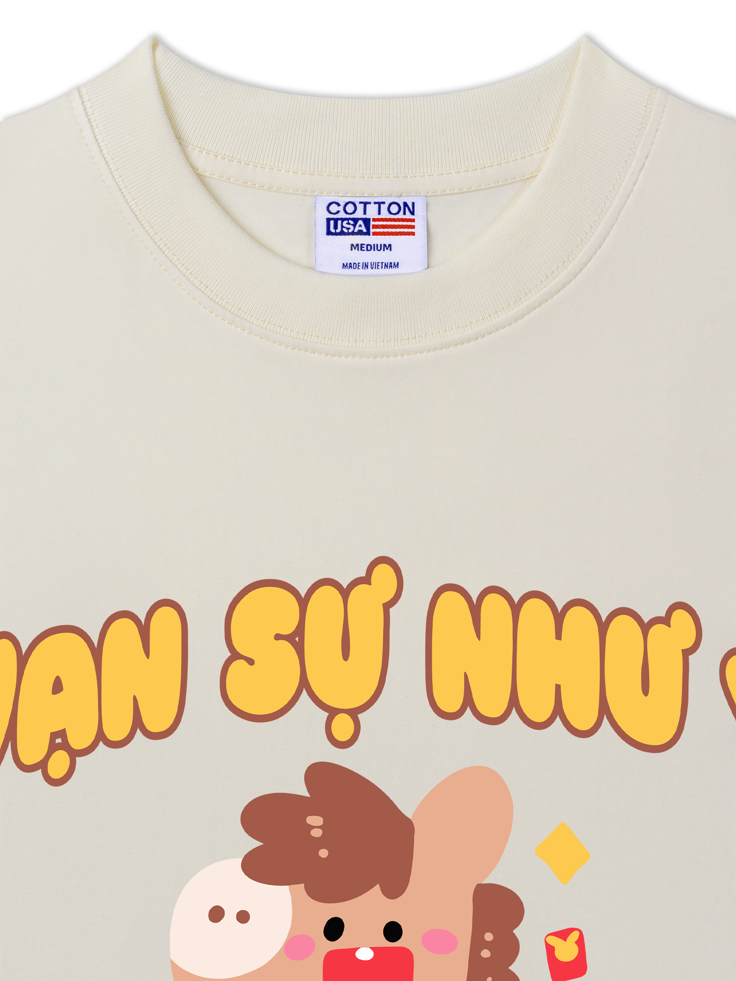 Áo Thun Relaxed Fit Vạn Sự Như Ý