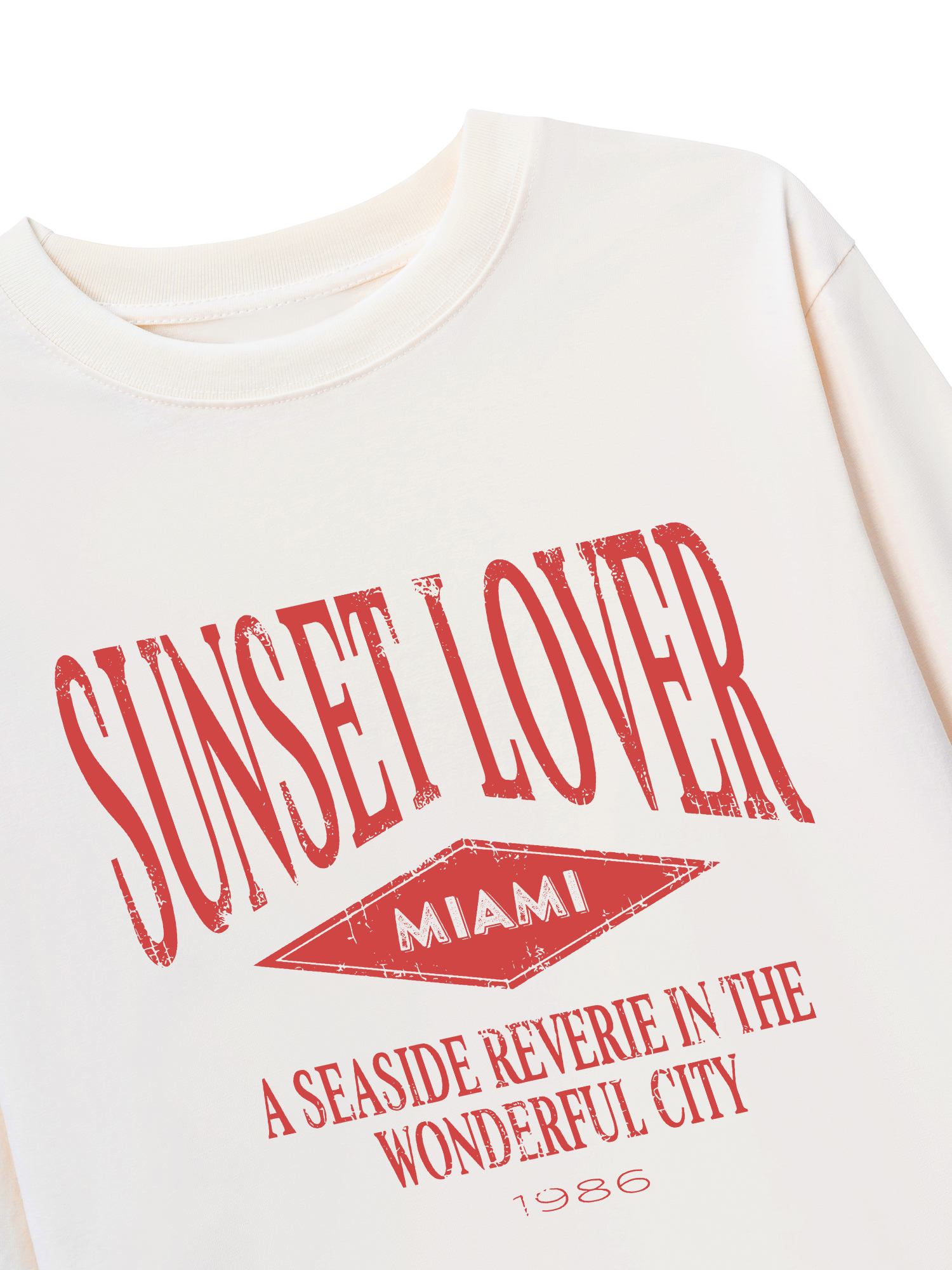 Áo Thun Dài Tay City Sunset Lover Miami