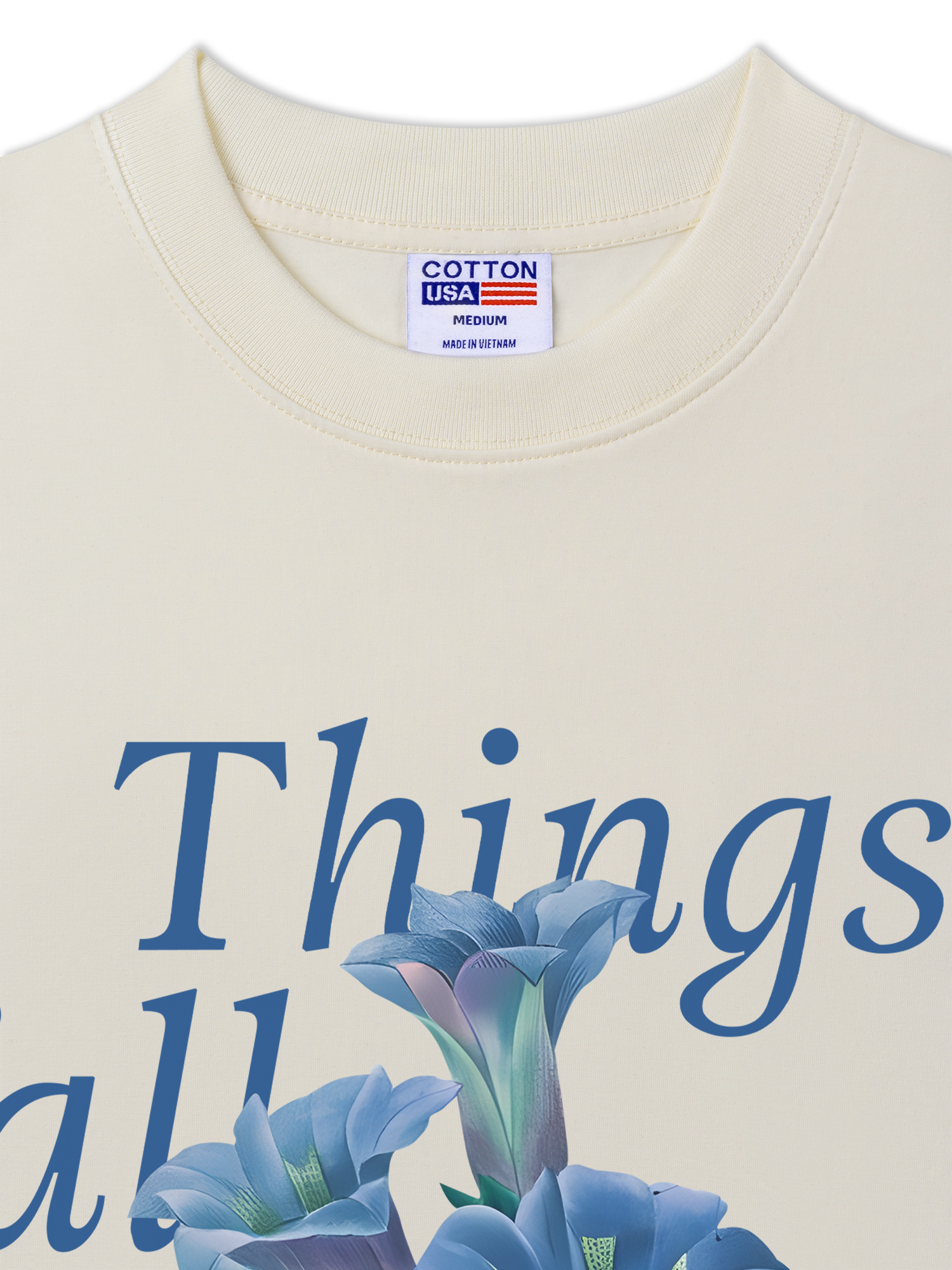 Áo Thun Relaxed Fit Floral Things Fall Apart