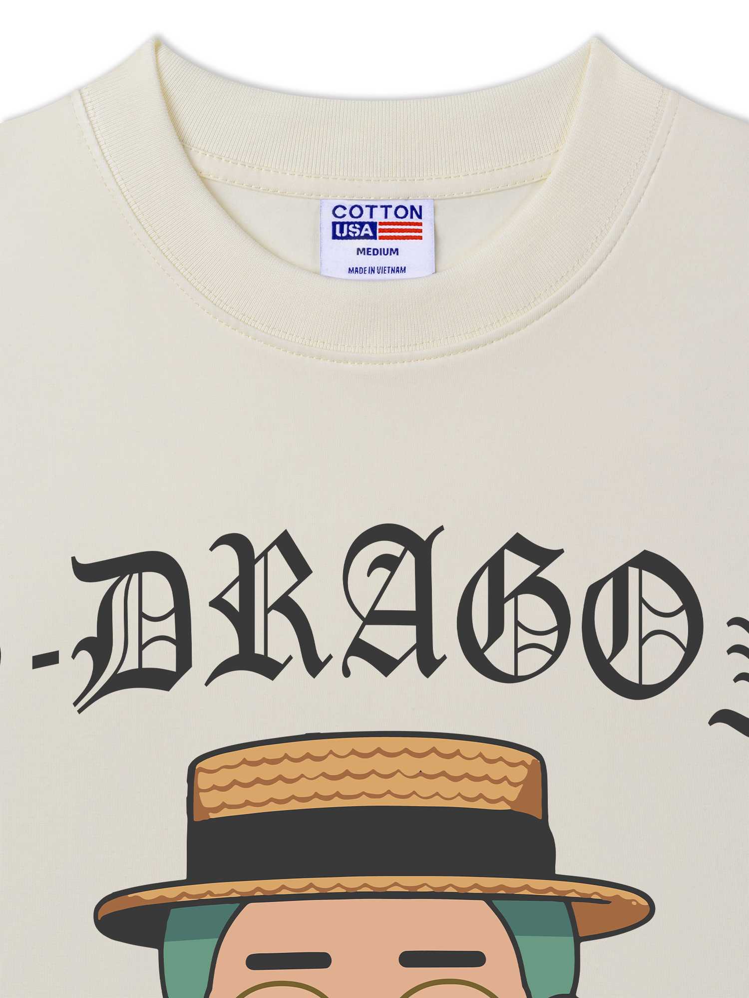 Áo Thun Relaxed Fit Idols Cartoon GD Peace Minusone