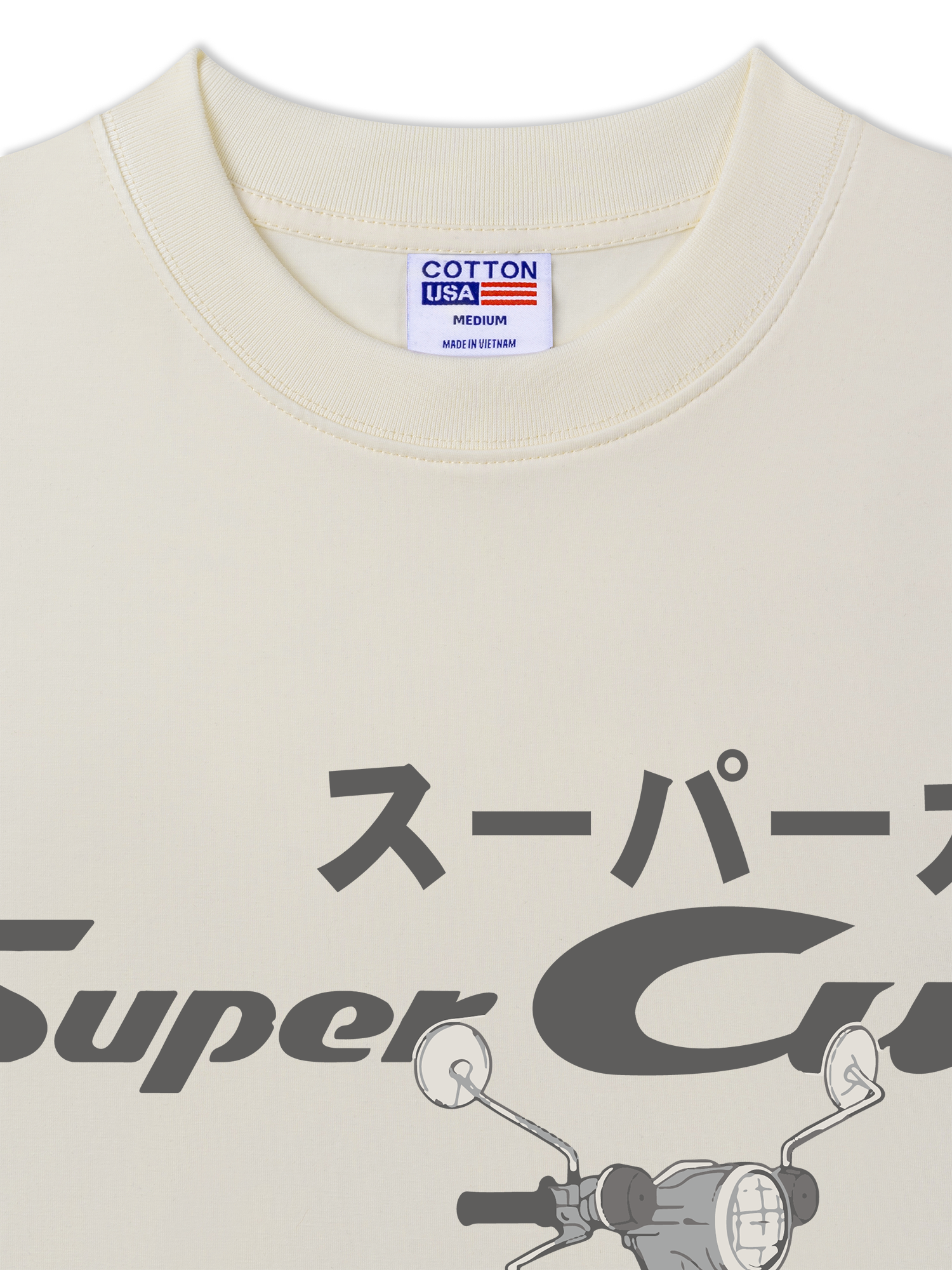 Áo Thun Relaxed Fit Super Cub Heritage Gray