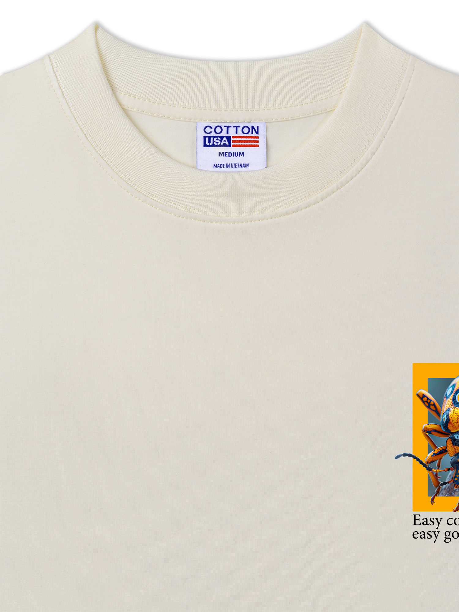 Áo Thun Relaxed Fit Wild Life Easy Come Easy Go