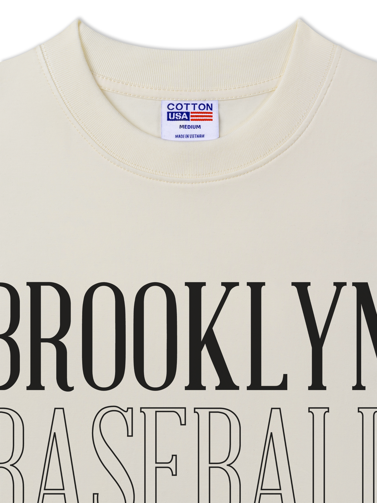 Áo Thun Relaxed Fit Baseball Basic Brooklyn