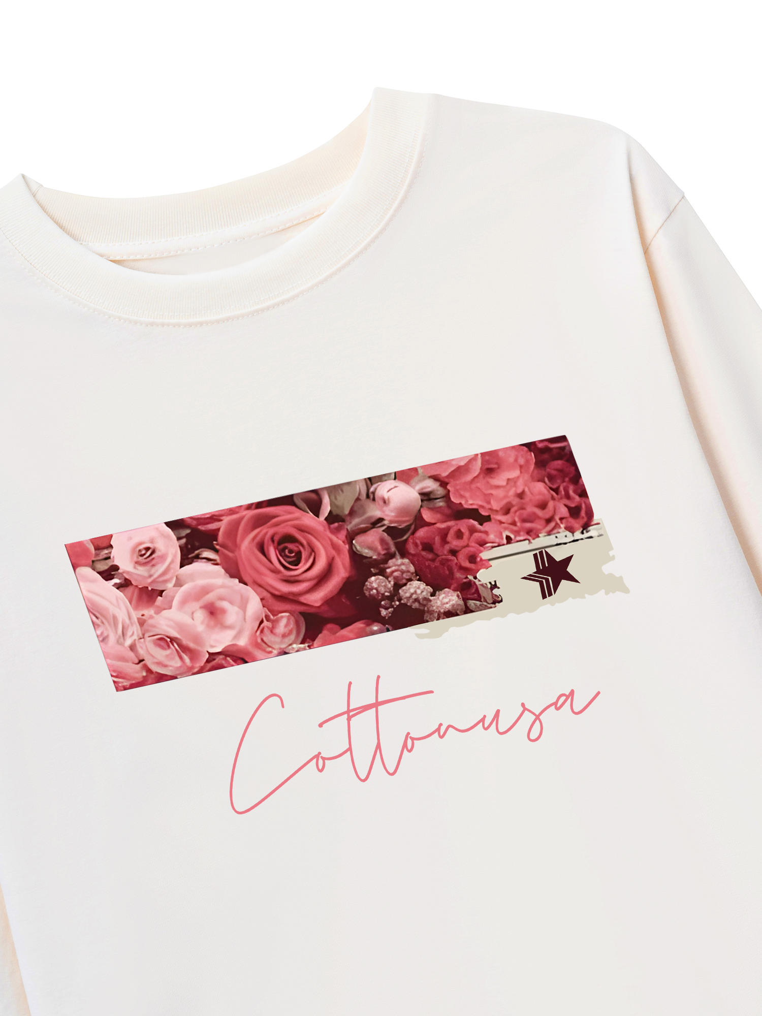 Áo Thun Dài Tay Trending Floral Cotton Usa