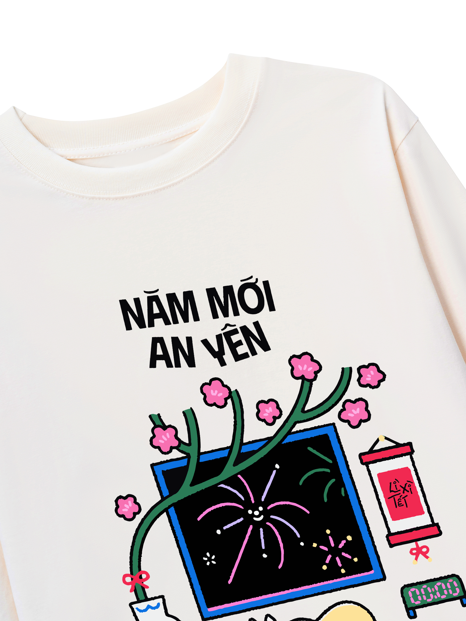 Áo Thun Dài Tay Năm Mới An Yên