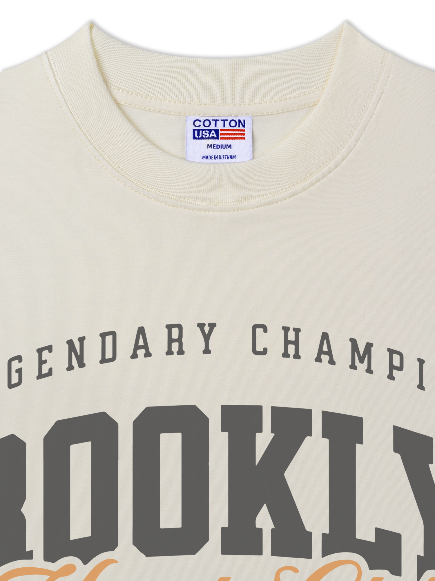 Áo Thun Relaxed Fit City Brooklyn Varsity Club