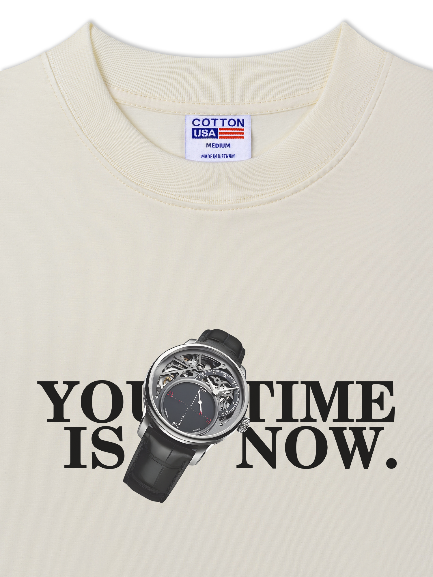 Áo Thun Relaxed Fit Watch Your Time Is Now