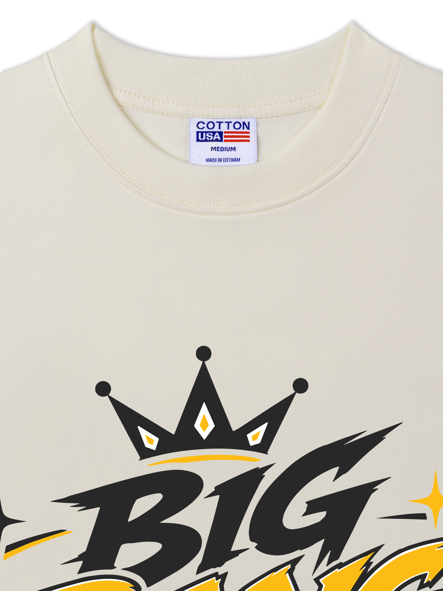 Áo Thun Relaxed Fit Golden Crown