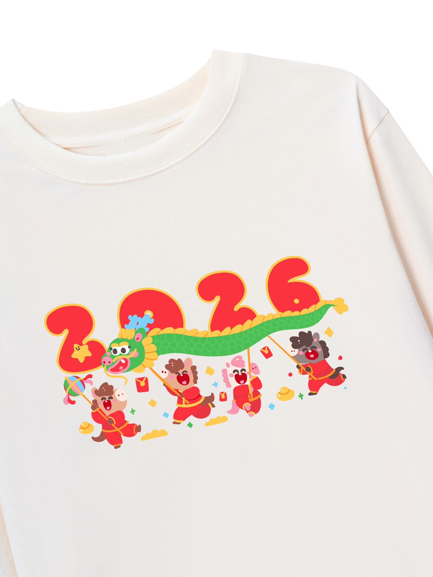 Áo Thun Dài Tay Ngũ Phúc Lâm Môn