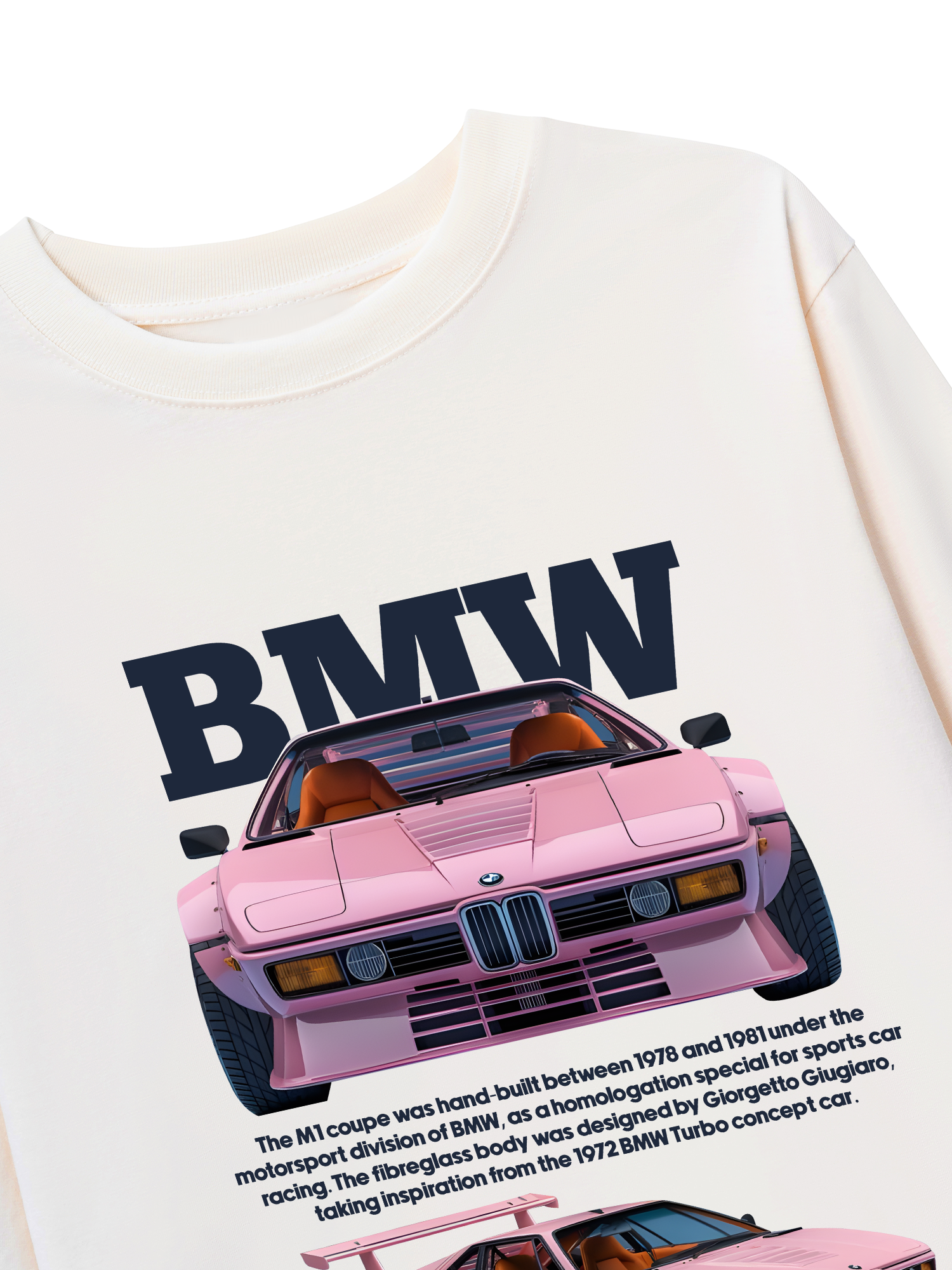 Áo Thun Dài Tay BMW M1 Pink