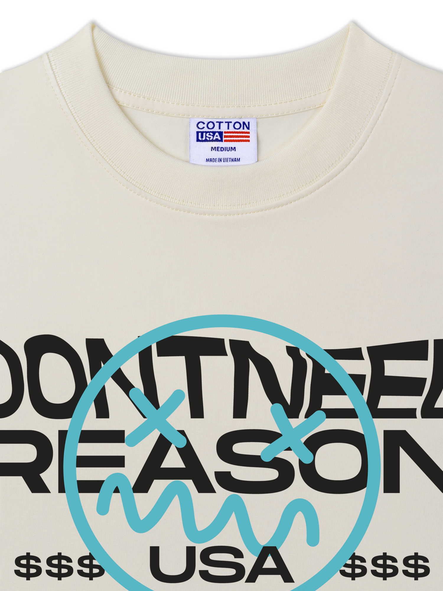 Áo Thun Relaxed USA Dont Need Reason