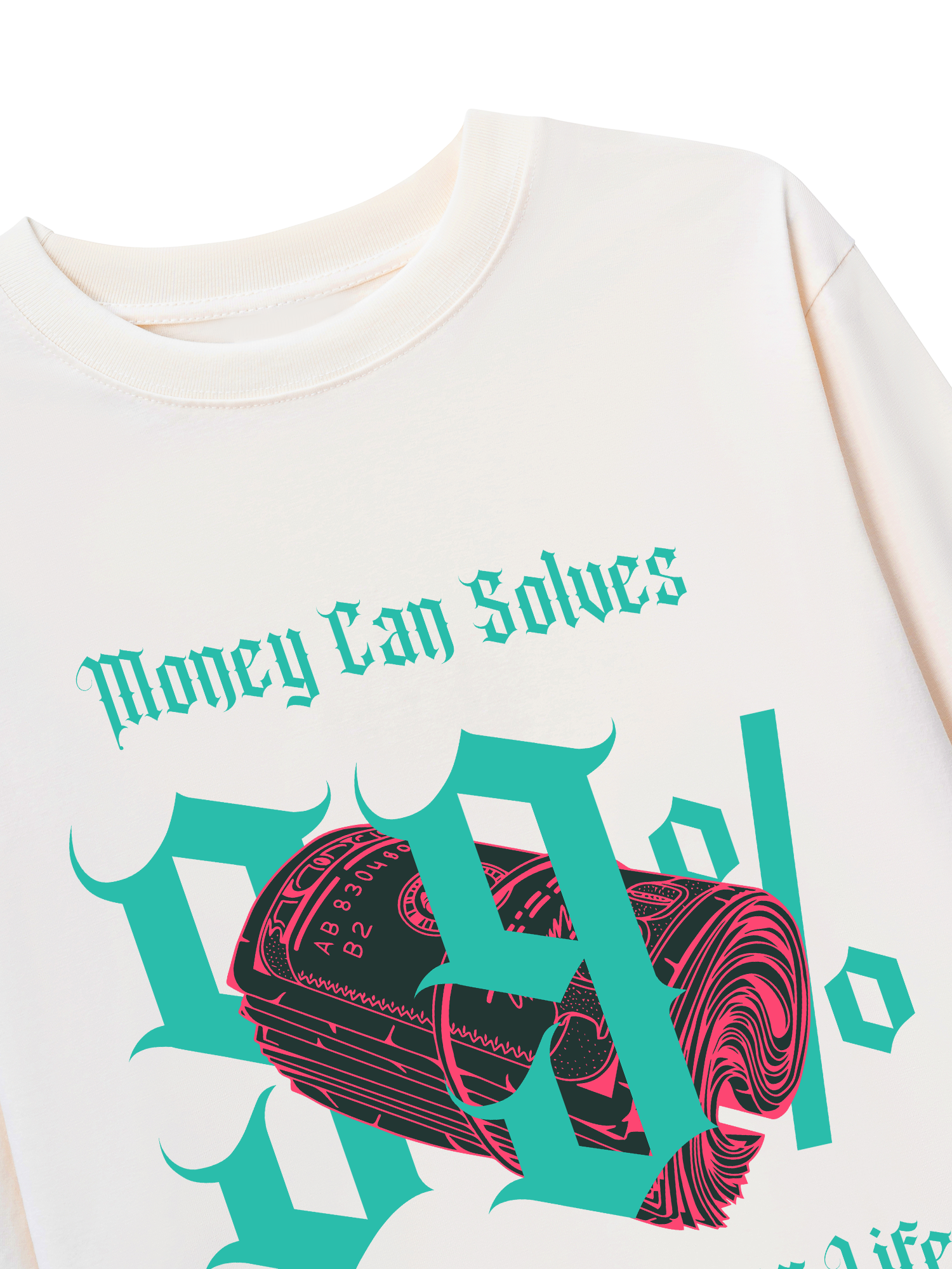 Áo Thun Dài Tay Money Can Solves