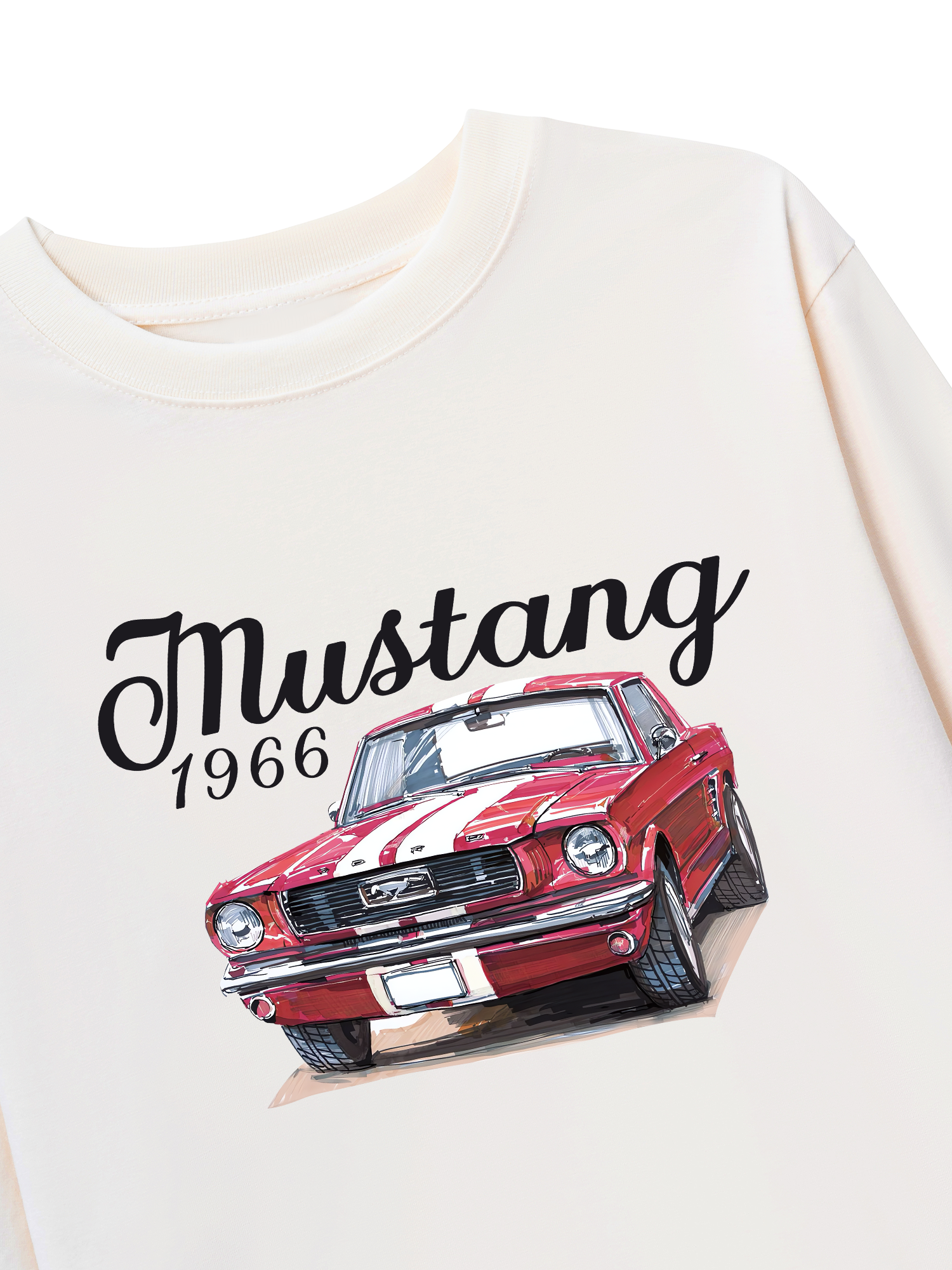 Áo Thun Dài Tay Ford Mustang 1966