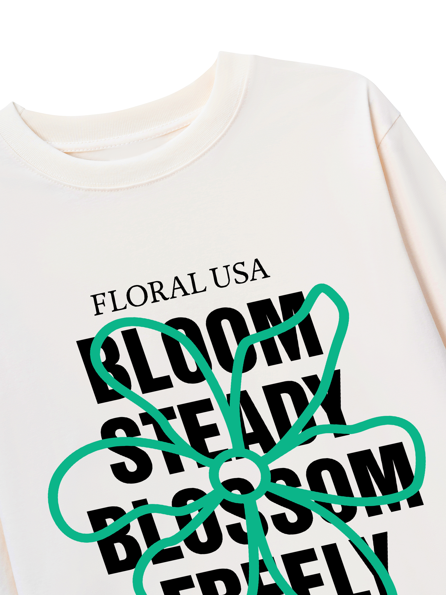 Áo Thun Dài Tay Floral Bloom Steady