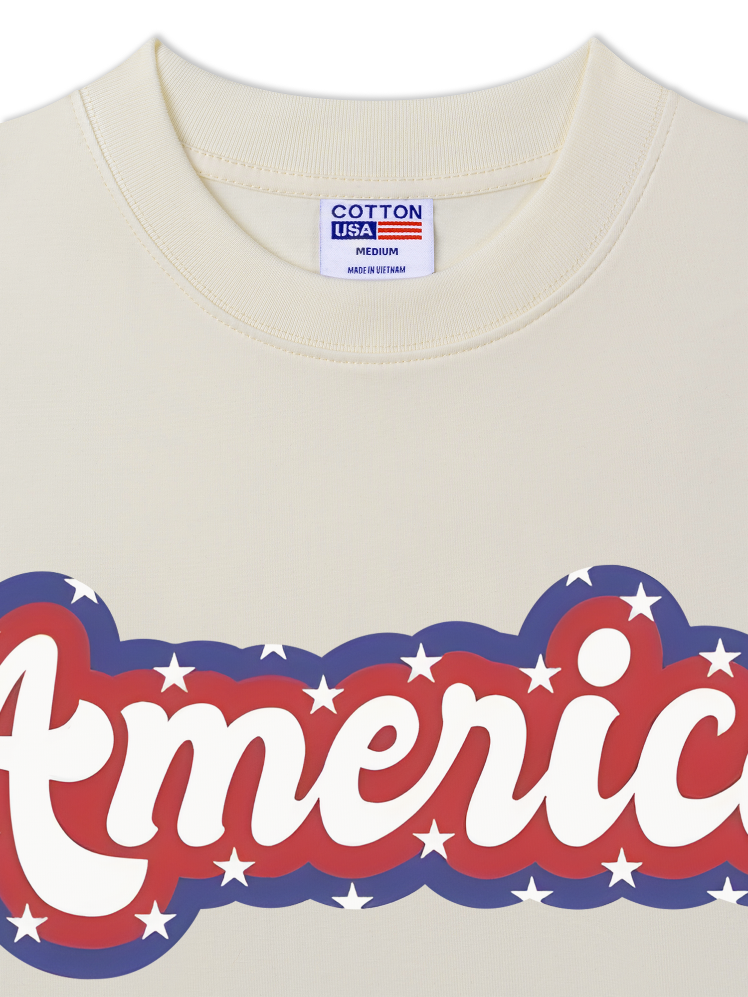 Áo Thun Relaxed USA Retro Flag America