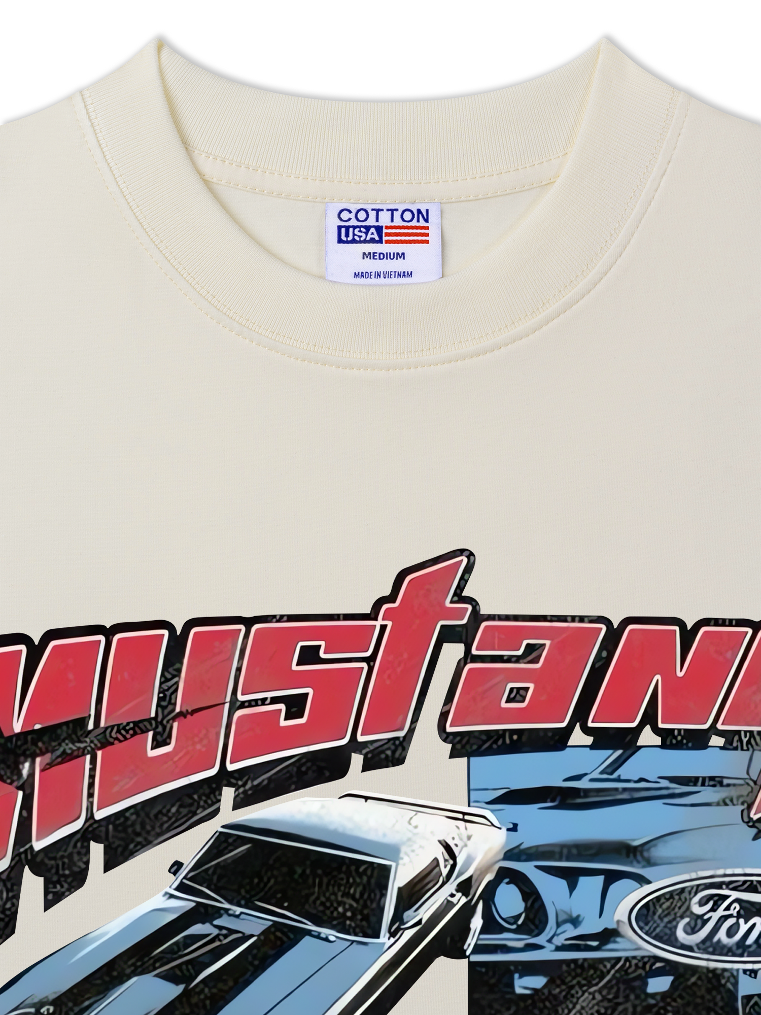 Áo Thun Relaxed Fit Ford Vintage Blue