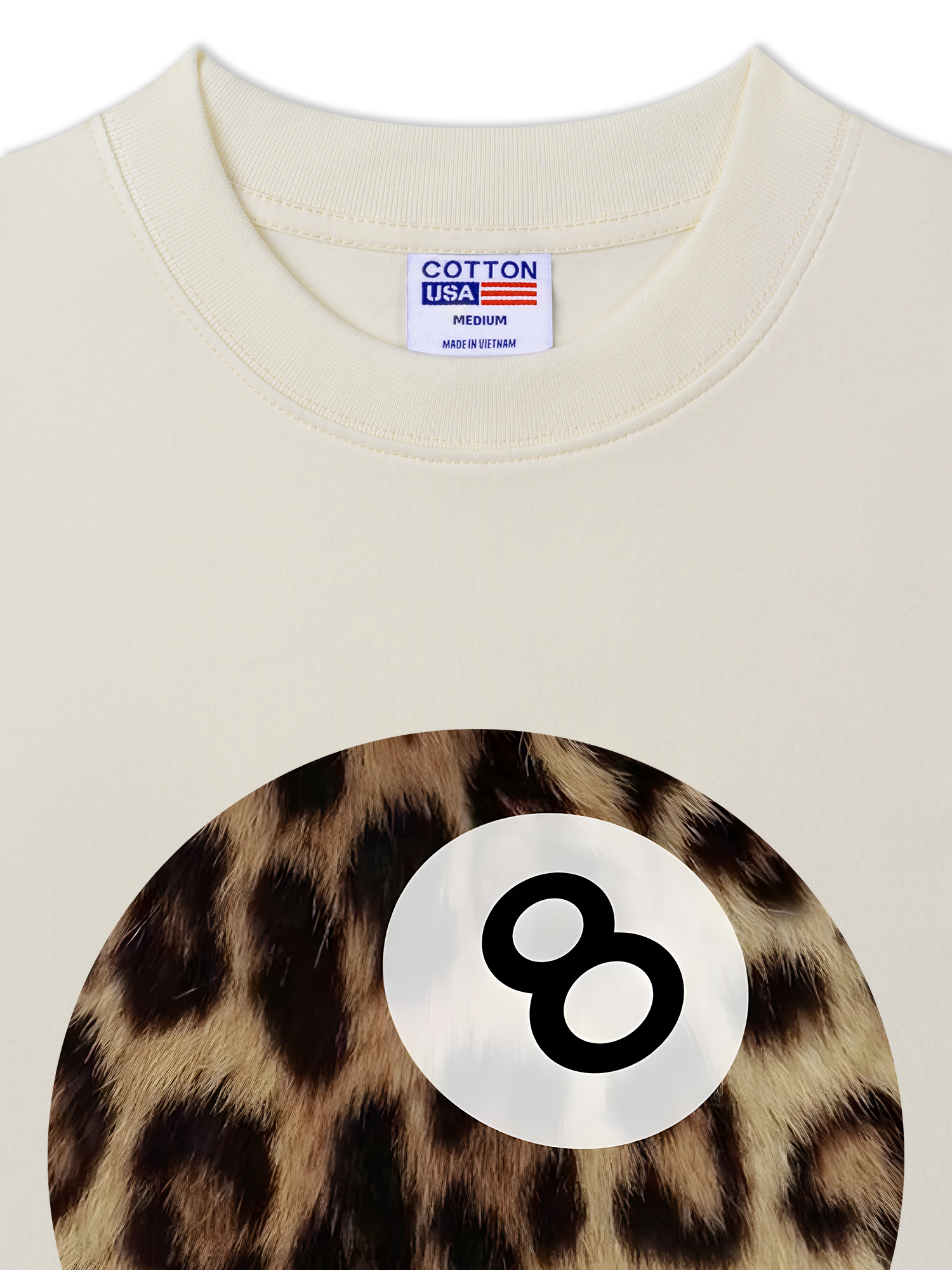 Áo Thun Relaxed Fit Billiards Leopard Eight