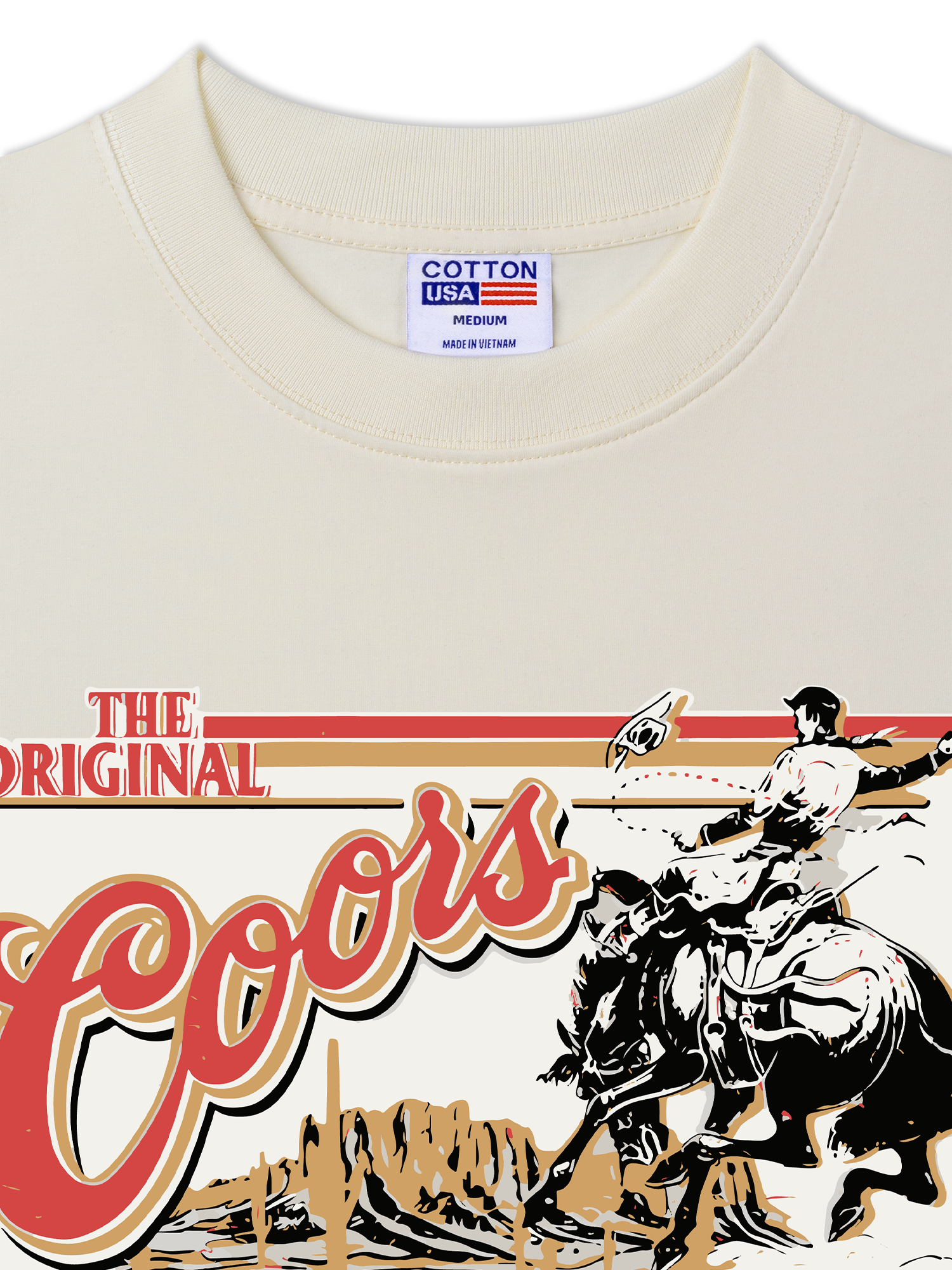 Áo Thun Relaxed Fit Marlboro Original Coors Cowboy