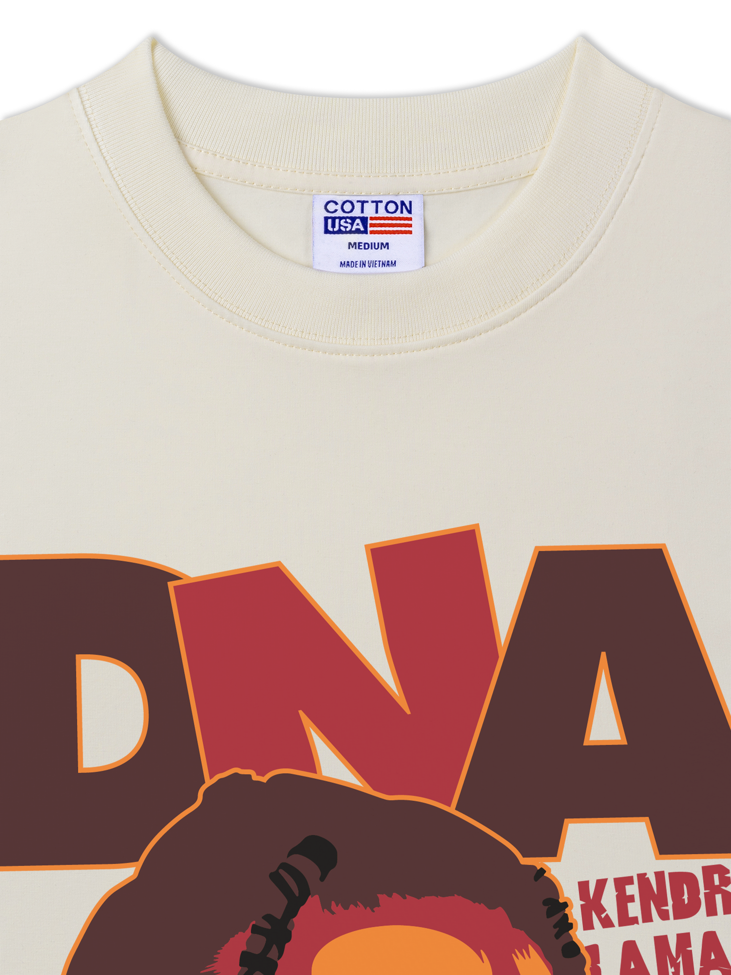 Áo Thun Relaxed Fit Rapper Kendrick Lamar DNA