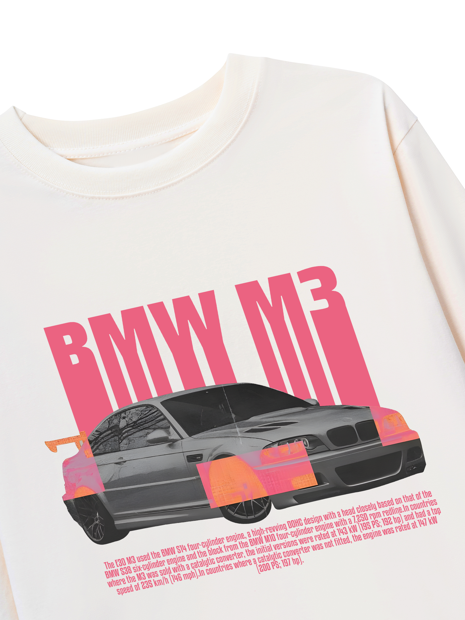 Áo Thun Dài Tay BMW Glitch M3