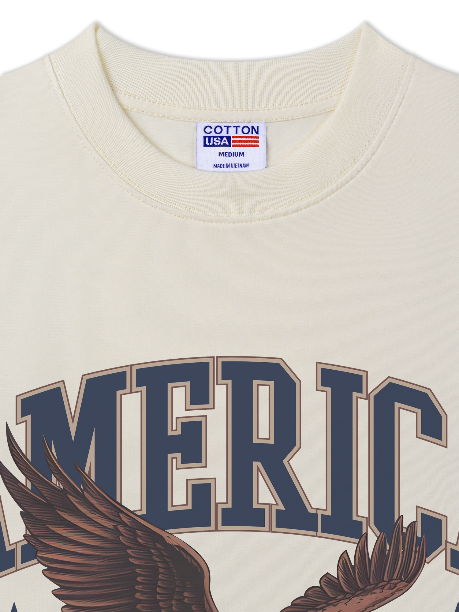 Áo Thun Relaxed Fit USA Home Of The Brave