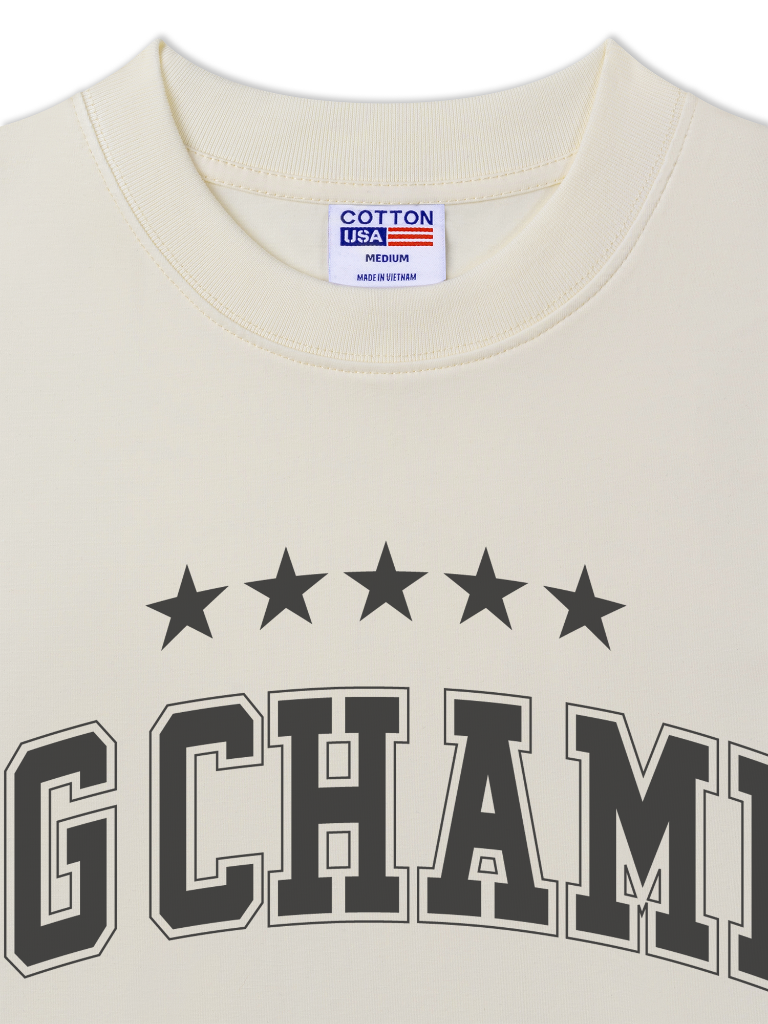 Áo Thun Relaxed Fit Champions Dont Quit