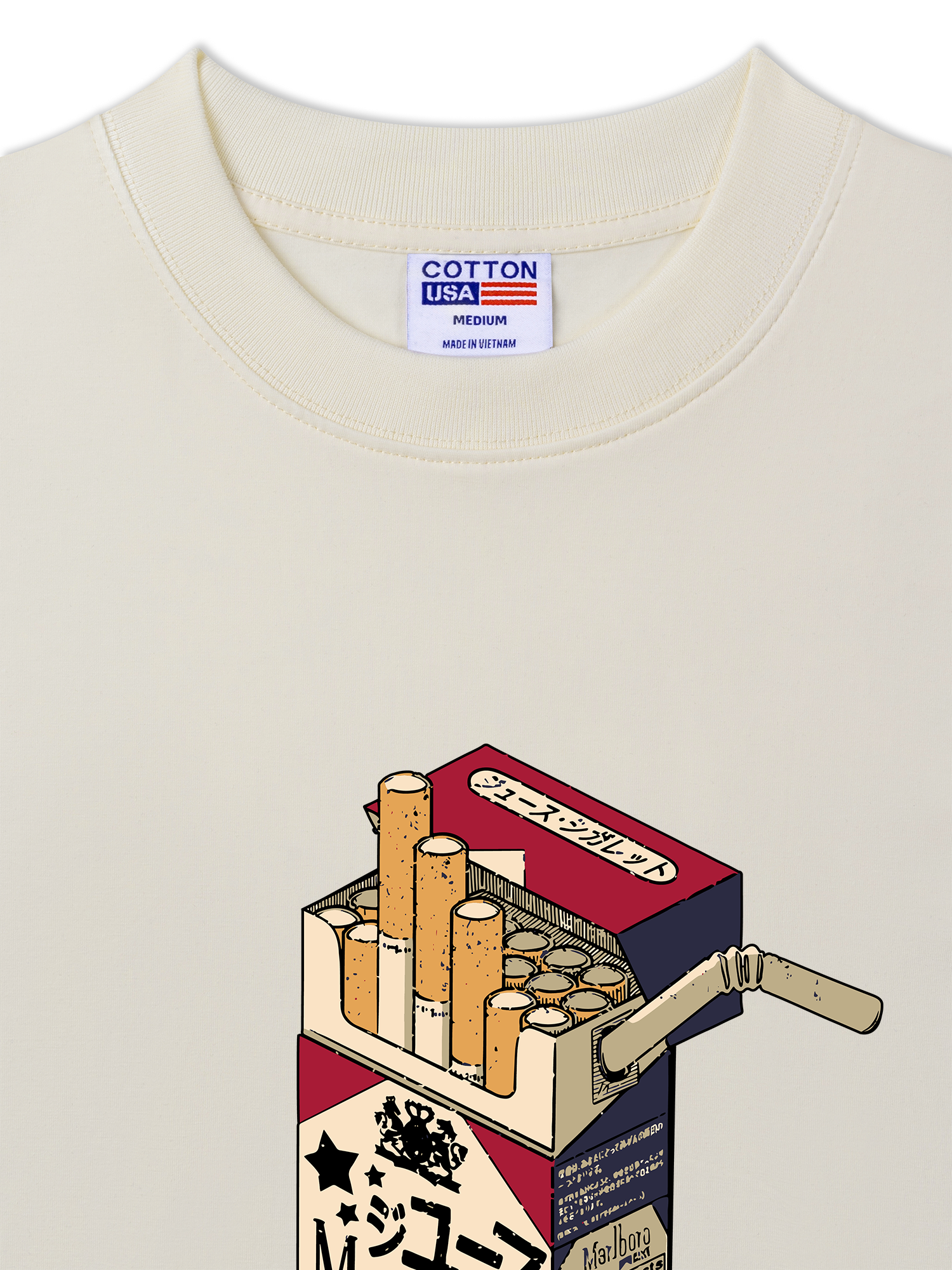 Áo Thun Relaxed Fit Marlboro 2D Class A Cigarettes