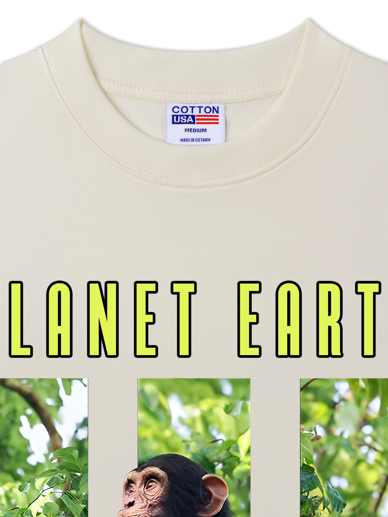 Áo Thun Relaxed Fit Wild Life Planet Earth Forests