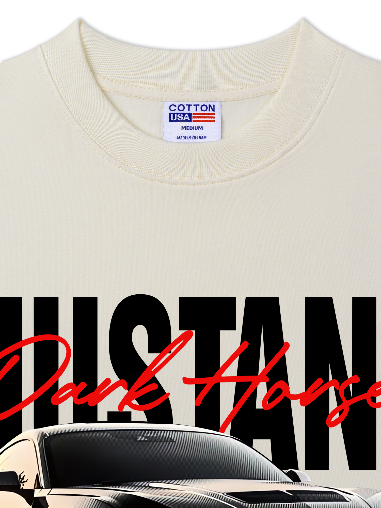 Áo Thun Relaxed Fit Ford Mustang Dark Horse